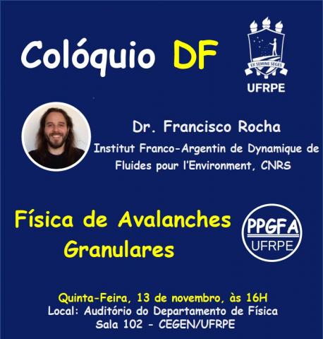 Colloquium13/11/2025: "Physics of Granular Avalanches"