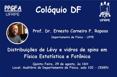 Distribuição de Lévy e vidros de spins em Física Estatistica e  Fotônica