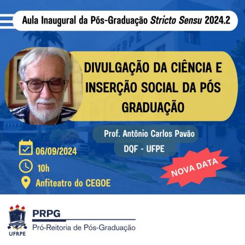 NOVA DATA - AULA INAUGURAL DA PÓS-GRADUAÇÃO 2024.2